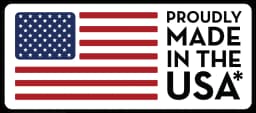 PROUDLY MADE IN AMERICA