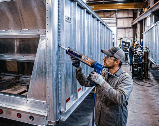Wilson Trailer Hopper Seams & ForzaBOND® OS24 — article illustration