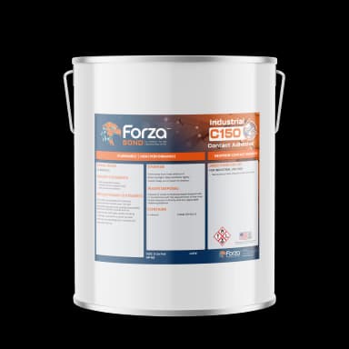 One gallon pail of ForzaBOND C150 industrial contact adhesive